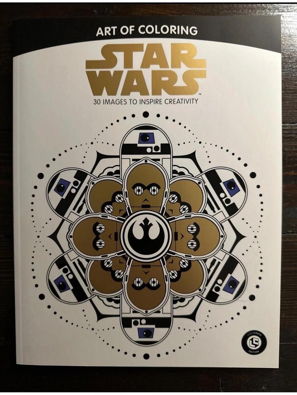 Dover Publications Star Wars Art Of Coloring 30 Images Loot Crate Exclusive
